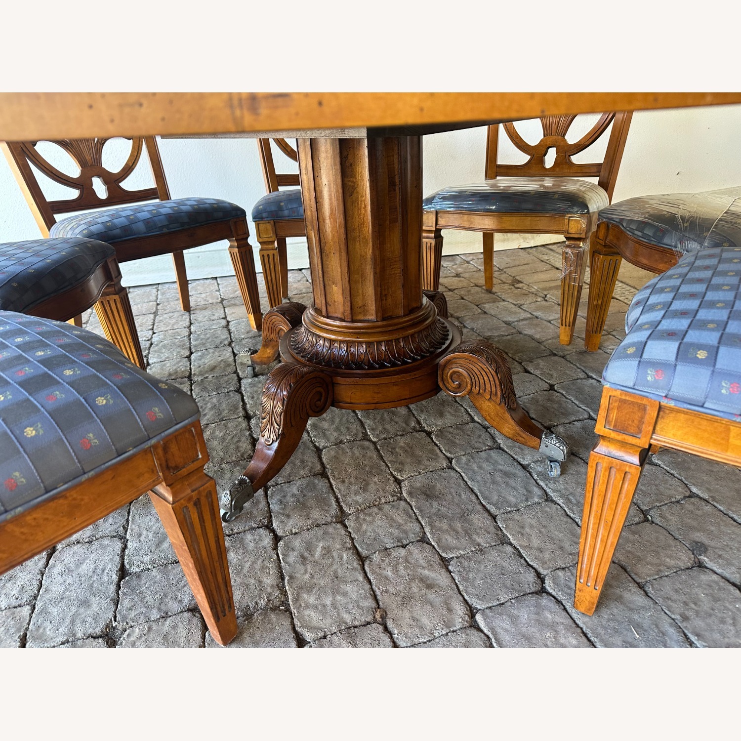 Century Furniture Round Dining Table & 8 Chairs - image-3
