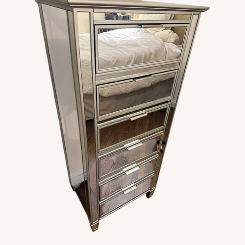 Used Vintage/Antique Light Gray Armoire for sale on AptDeco