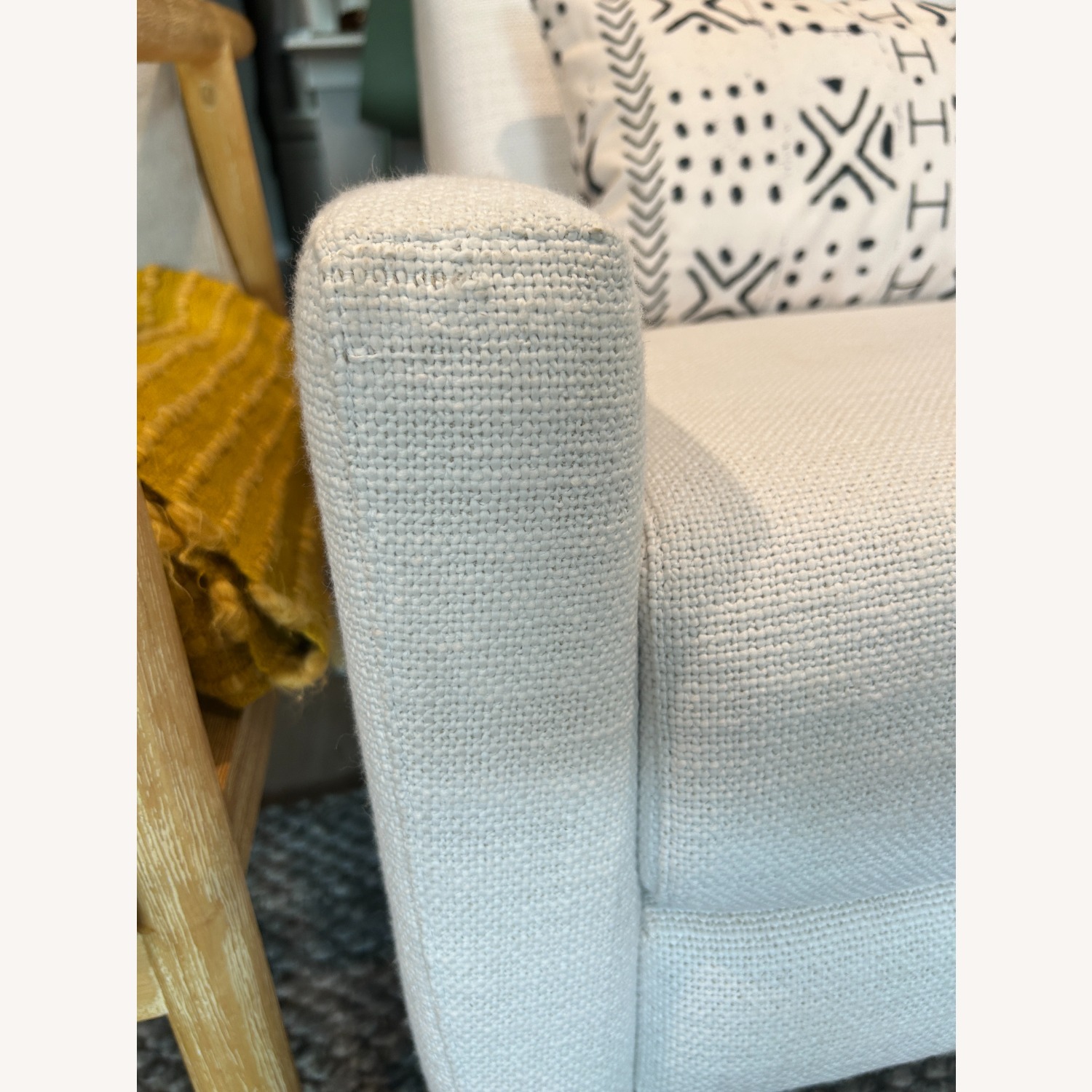 Design Within Reach Flight White Fabric Recliner - image-8