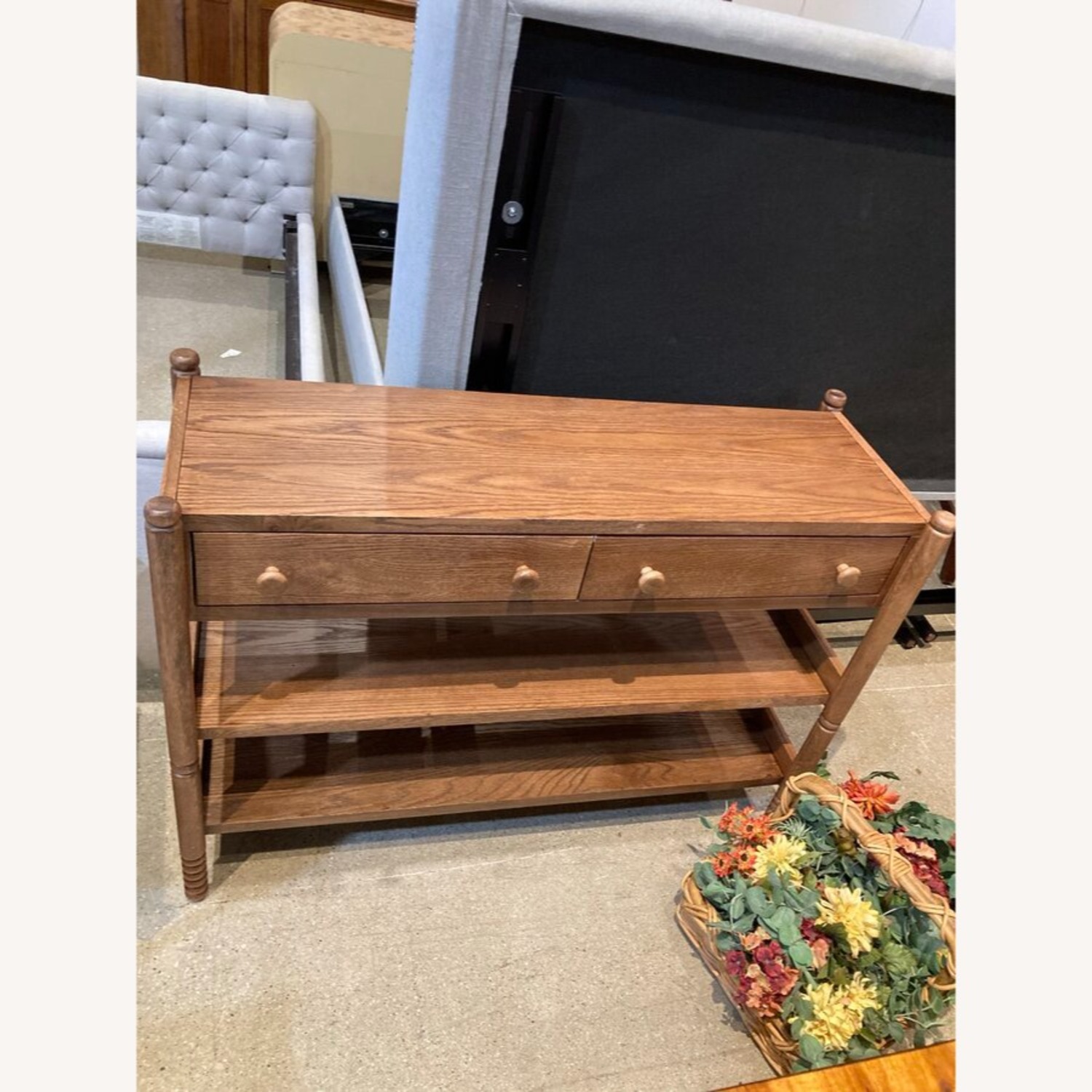 Lulu and Georgia Perth Oak 2-Drawer Console Table - image-3
