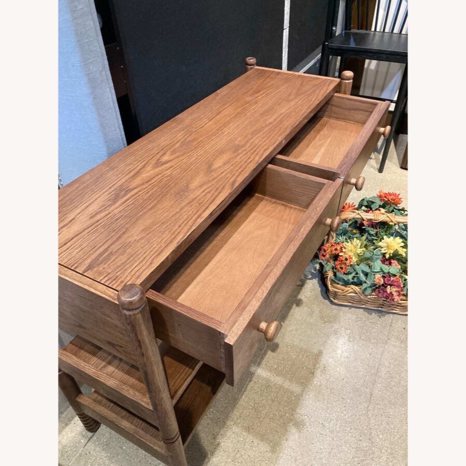 Lulu and Georgia Perth Oak 2-Drawer Console Table - image-10