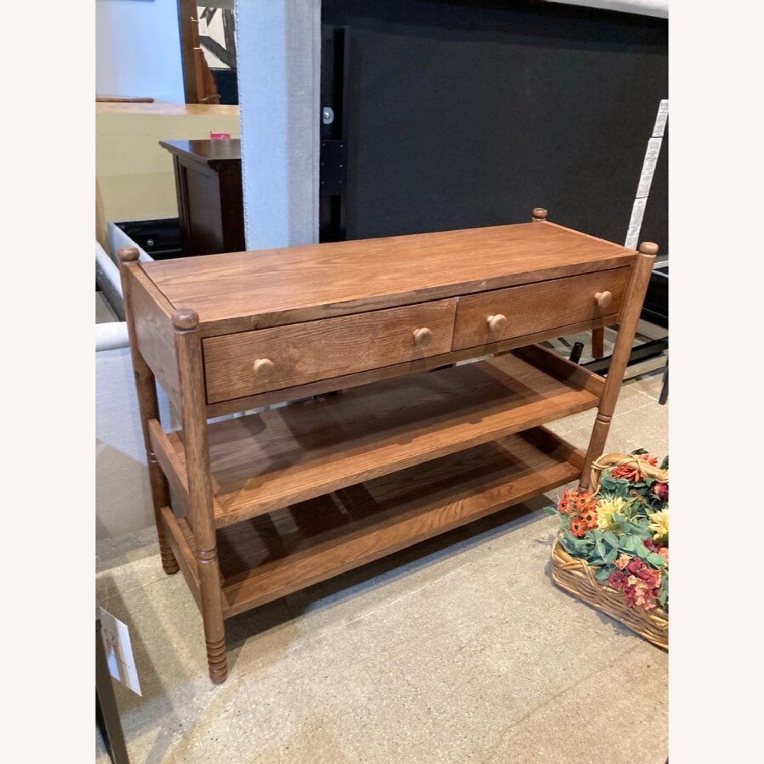 Lulu and Georgia Perth Oak 2-Drawer Console Table - image-2
