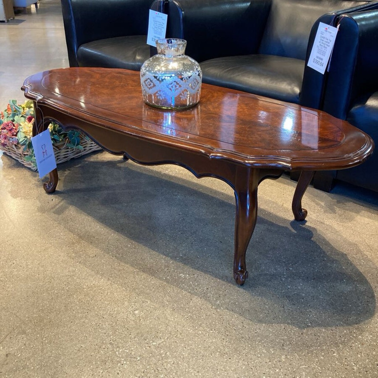 French Provincial Louis XV Style Coffee Table - image-2
