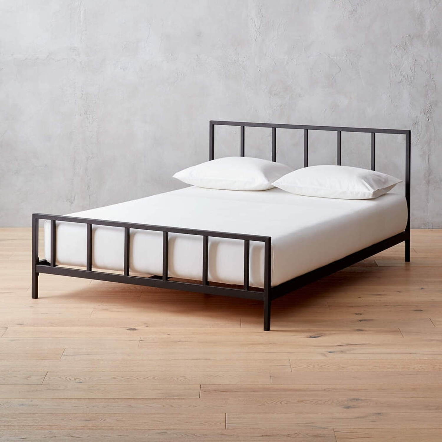 CB2 Alchemy Black Metal Full Bed - image-4