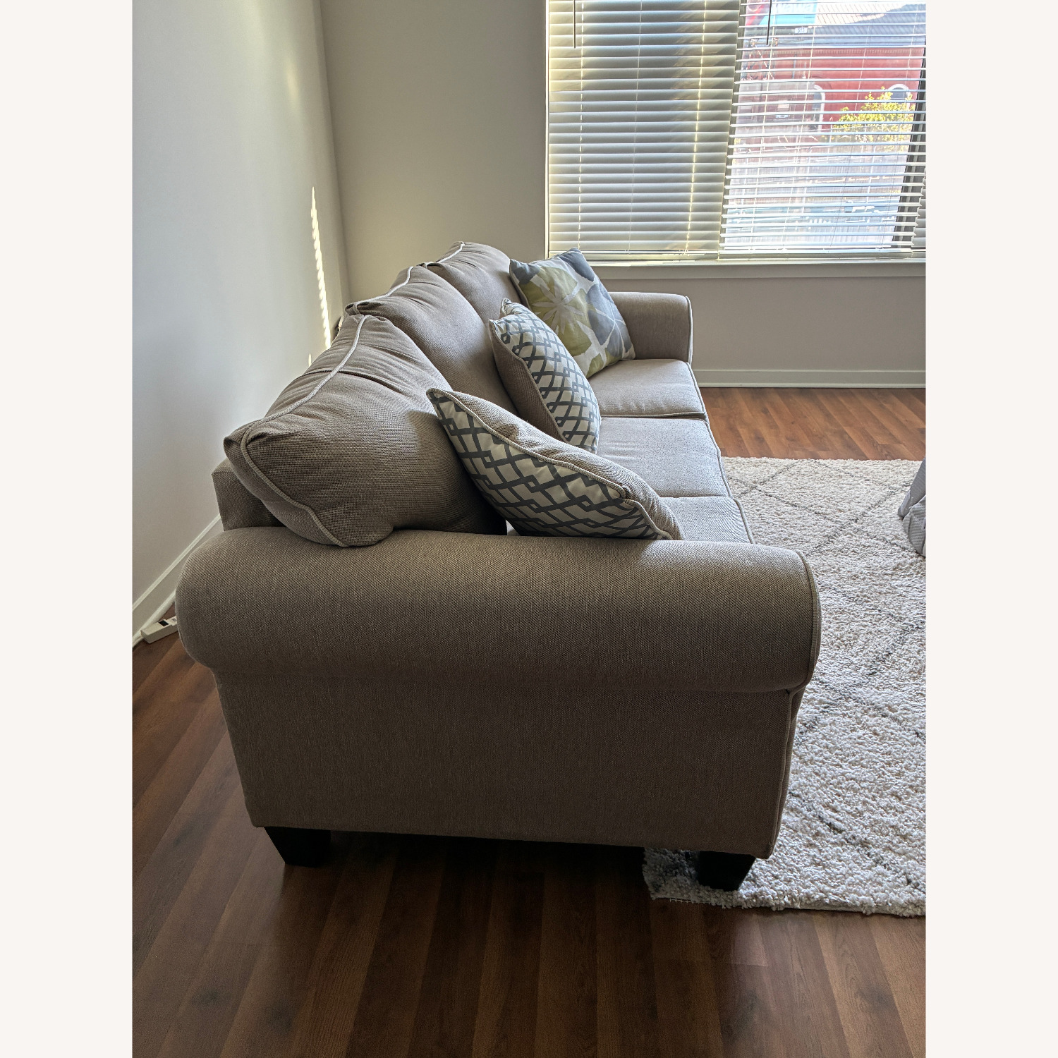 Raymour & Flanigan Cordelia Beige 3-Seat Sofa  - image-3
