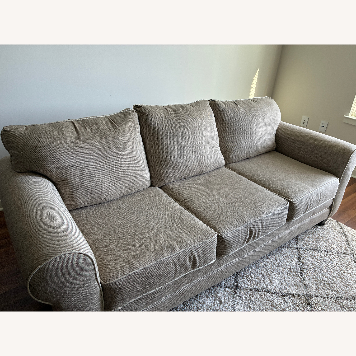 Raymour & Flanigan Cordelia Beige 3-Seat Sofa  - image-2