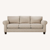 Raymour & Flanigan Cordelia Beige 3-Seat Sofa 