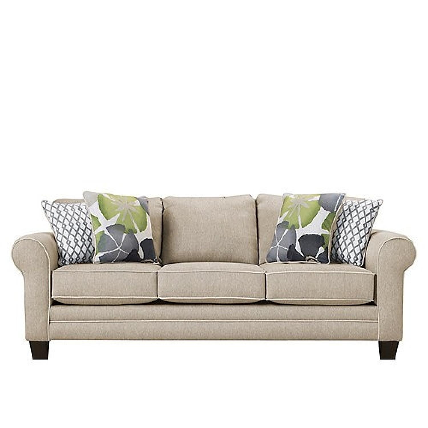 Raymour & Flanigan Cordelia Beige 3-Seat Sofa  - image-6
