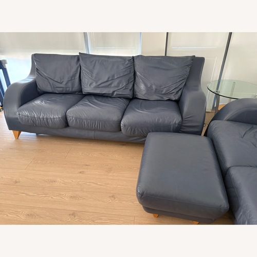 Used American Leather Blue 3+ Seater Sofa for sale on AptDeco