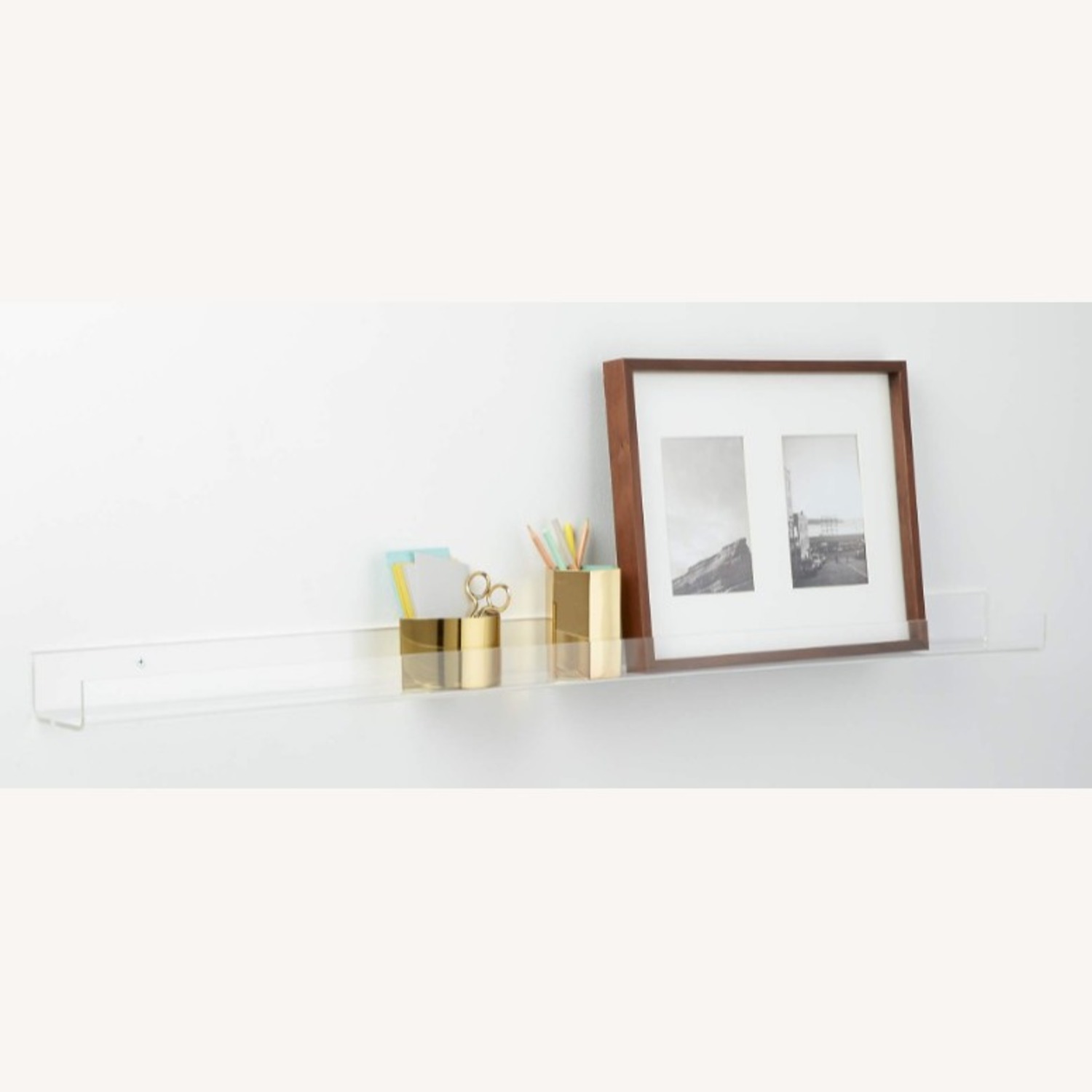 CB2 Acrylic Wall Ledge 48" - image-3