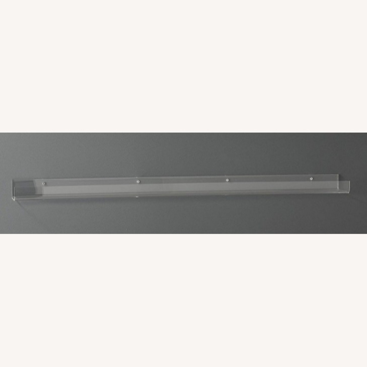 CB2 Acrylic Wall Ledge 48" - image-1