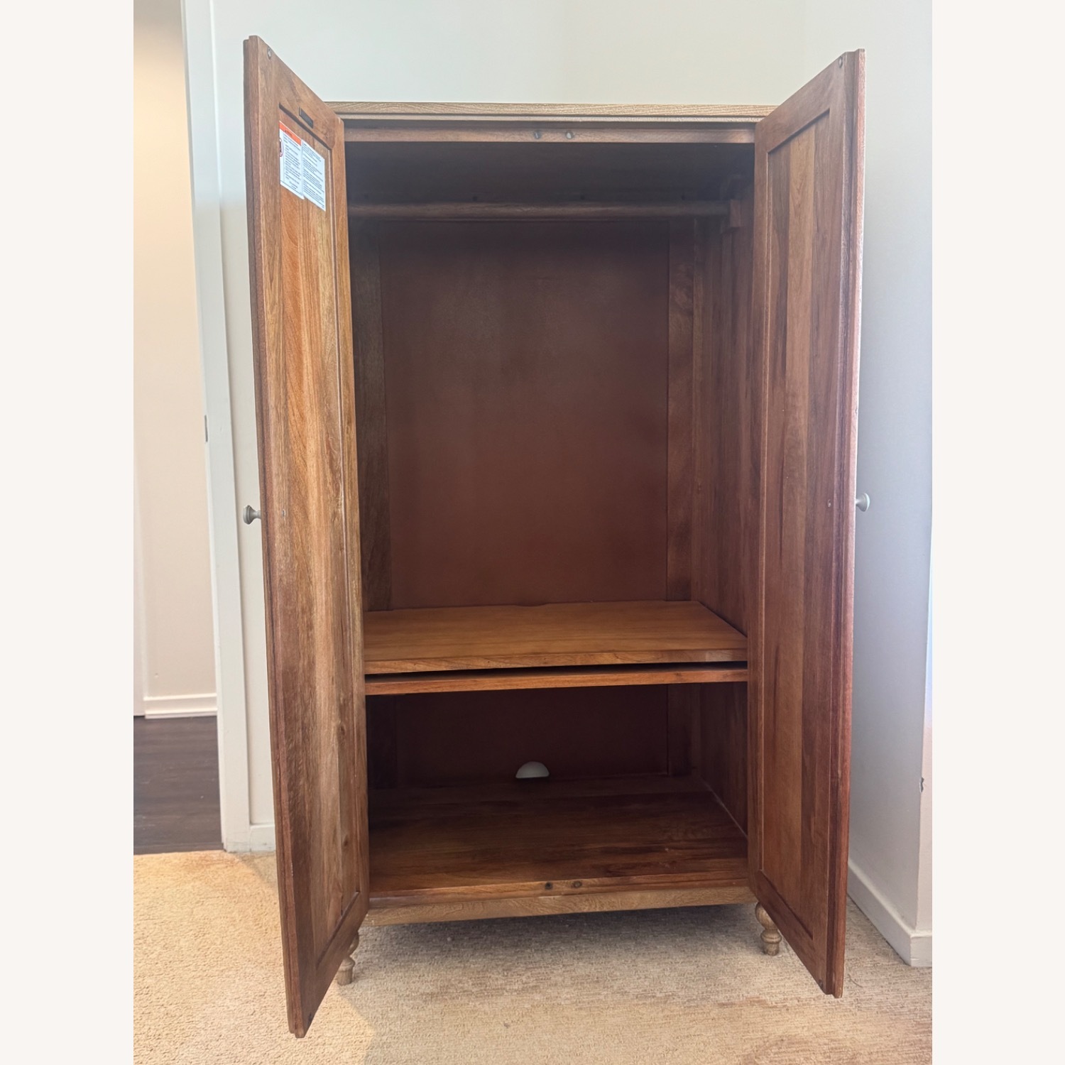 Pottery Barn Astoria Wood Armoire - image-2