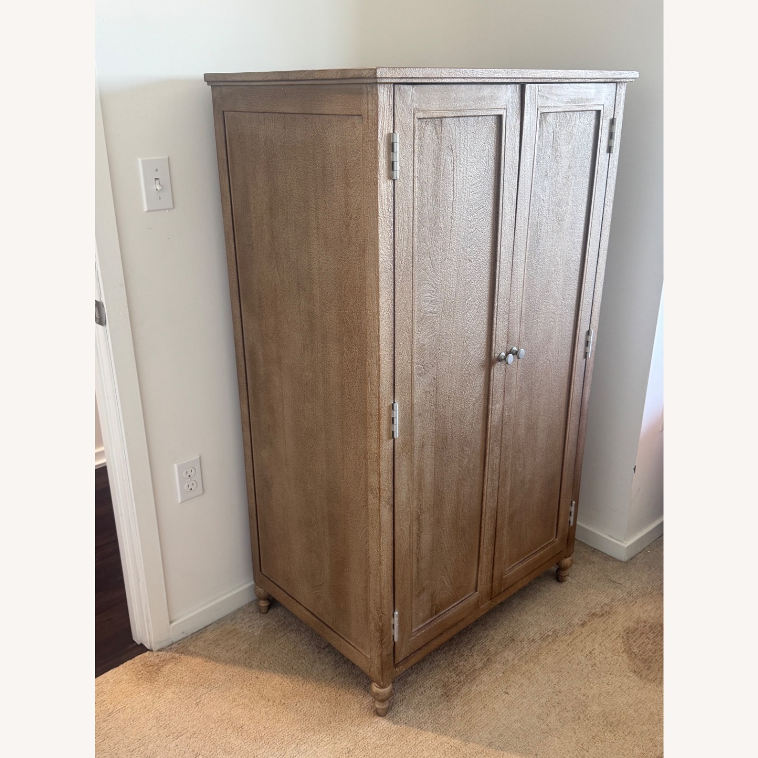Pottery Barn Astoria Wood Armoire - image-3