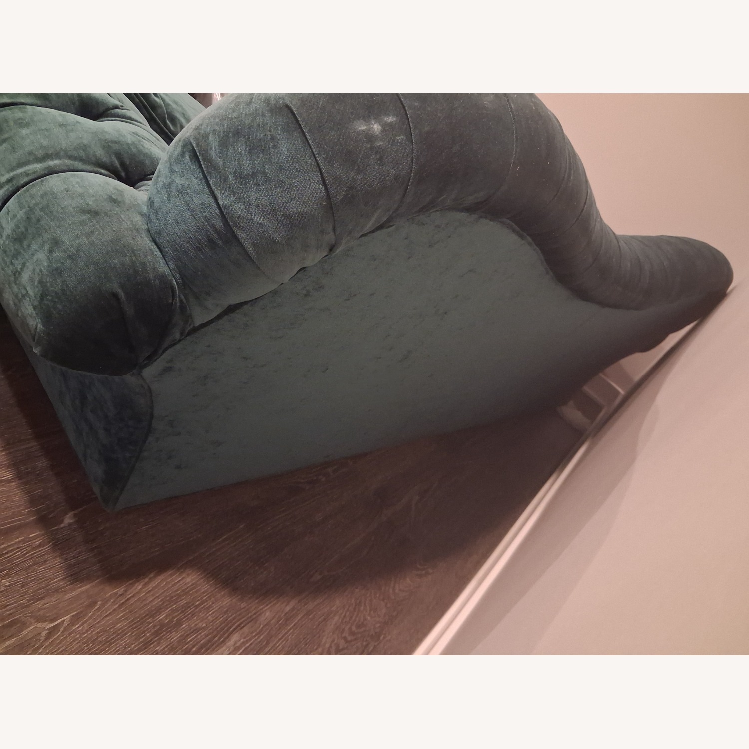 Arhaus Club 96' Green Velvet Sleeper Sofa - image-3