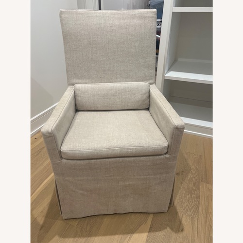 Used Restoration Hardware Natural Fabric Armchair for sale on AptDeco
