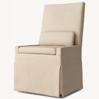Restoration Hardware Natural Fabric Armchair