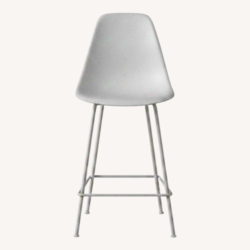 Used Herman Miller Eames White Plastic Stools for sale on AptDeco