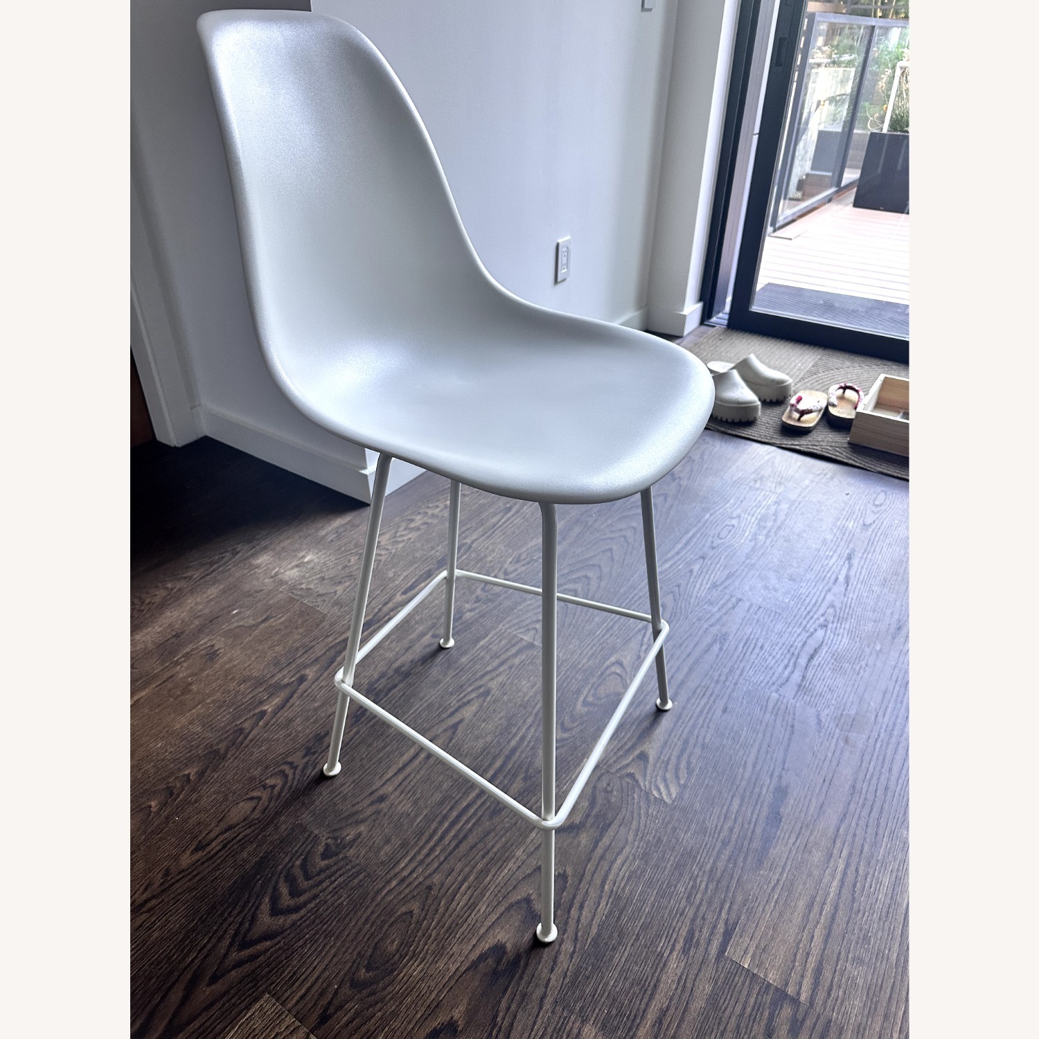 Herman Miller Eames White Plastic Stools - image-3