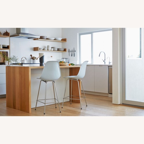 Used Herman Miller Eames White Plastic Stools for sale on AptDeco