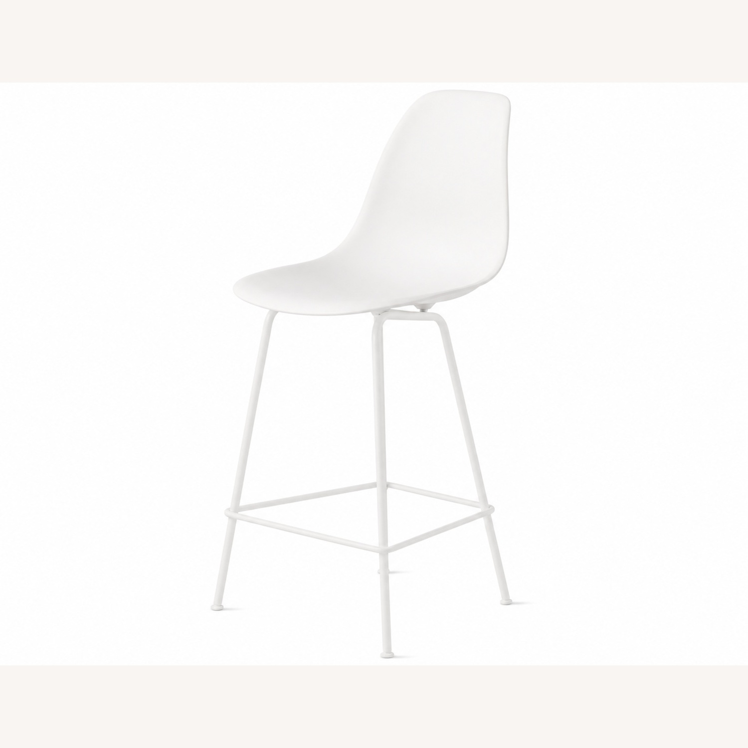 Herman Miller Eames White Plastic Stools - image-7