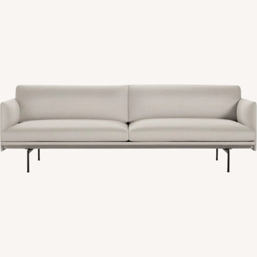 Used Design Within Reach Muuto Outline Light Gray 3+ Seater Sofa for sale on AptDeco
