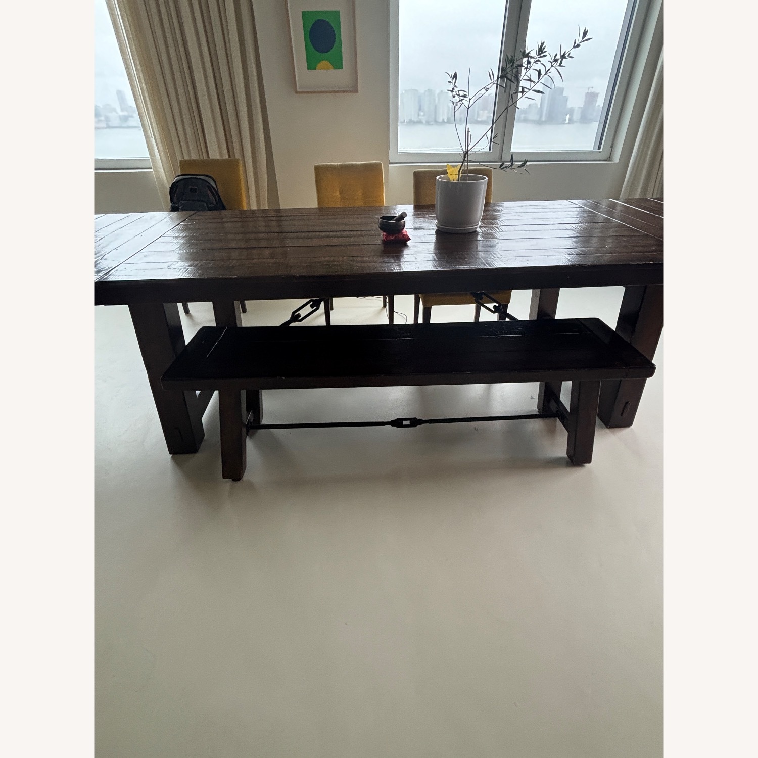 Pottery Barn Benchwright Extendable Dining Table - image-2