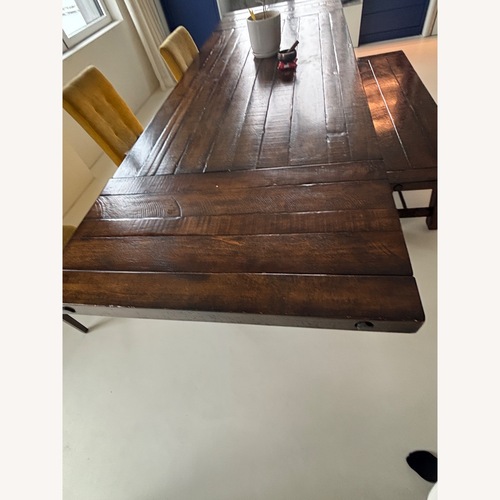 Used Pottery Barn Benchwright Extendable Dining Table  for sale on AptDeco