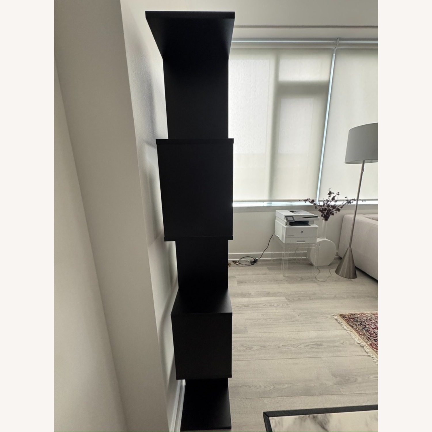 CB2 Black Wood Bookcase - image-2