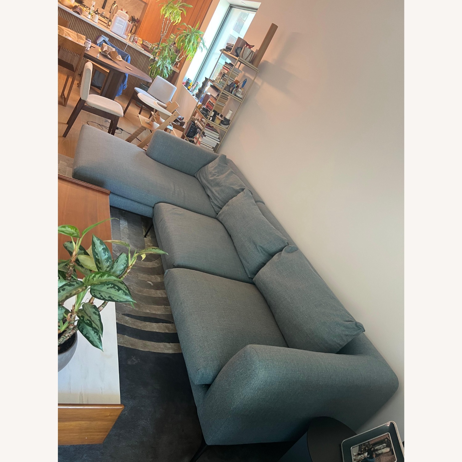 Design Within Reach Jonas Blue 2 Piece Sectional - image-3
