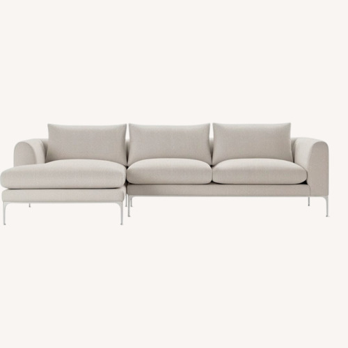 Used Design Within Reach Jonas Blue 2 Piece Sectional for sale on AptDeco