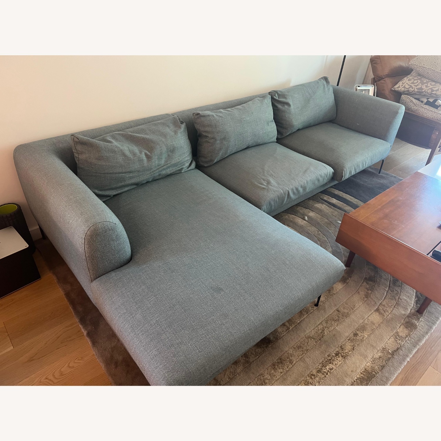 Design Within Reach Jonas Blue 2 Piece Sectional - image-1