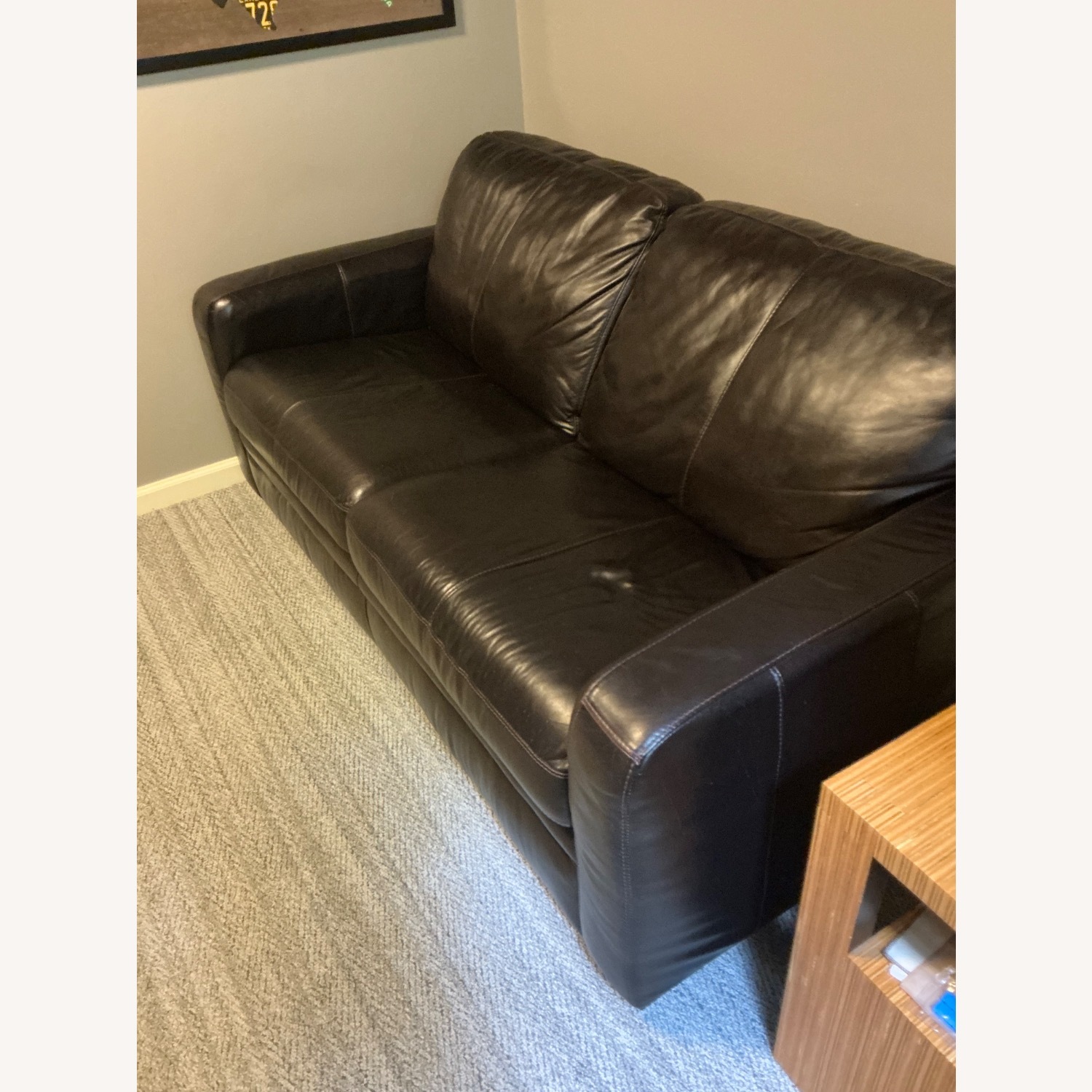 Dark Brown Sleeper Sofa - image-2