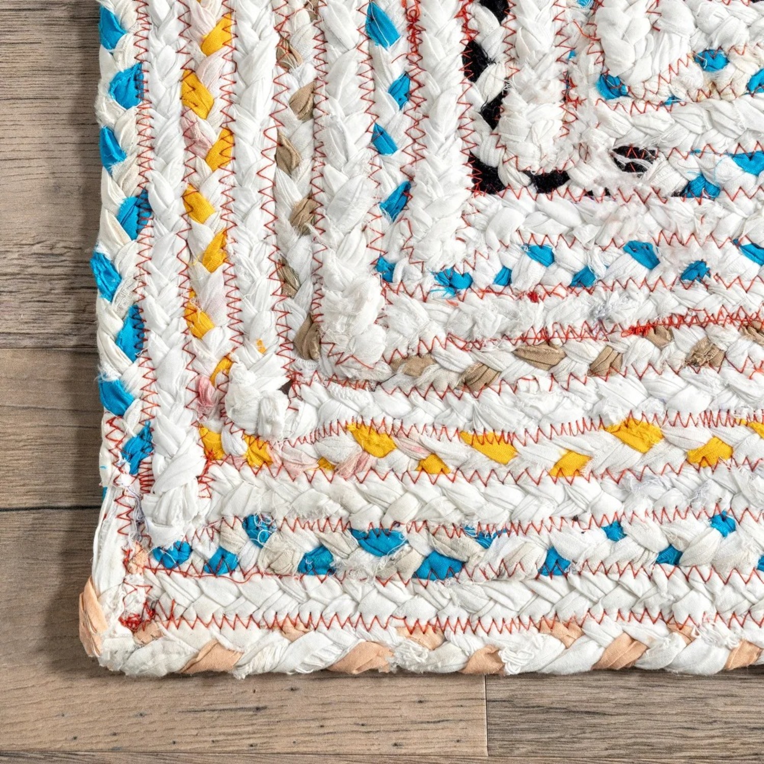 nuLOOM Tammara Multicolor Cotton Area Rug 6' x 9' - image-2