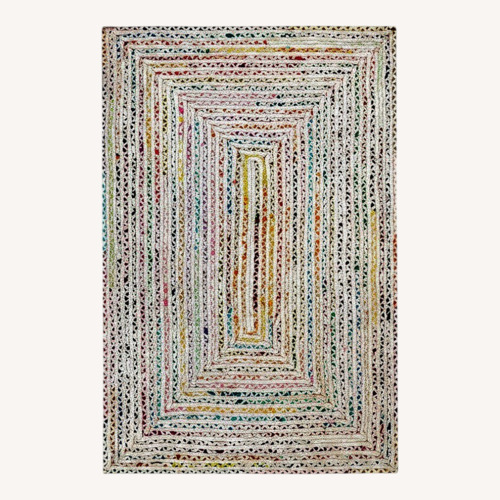 Used nuLOOM Tammara Multicolor Cotton Area Rug 6' x 9' for sale on AptDeco