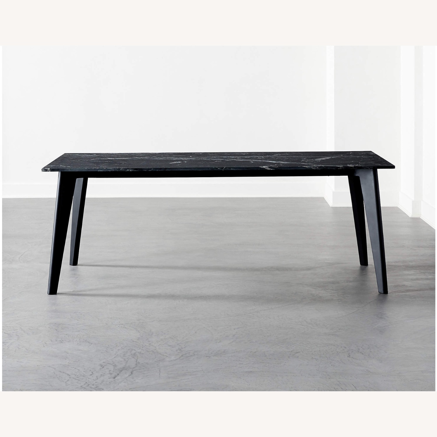 CB2 Harper Black Marble Dining Table - image-10
