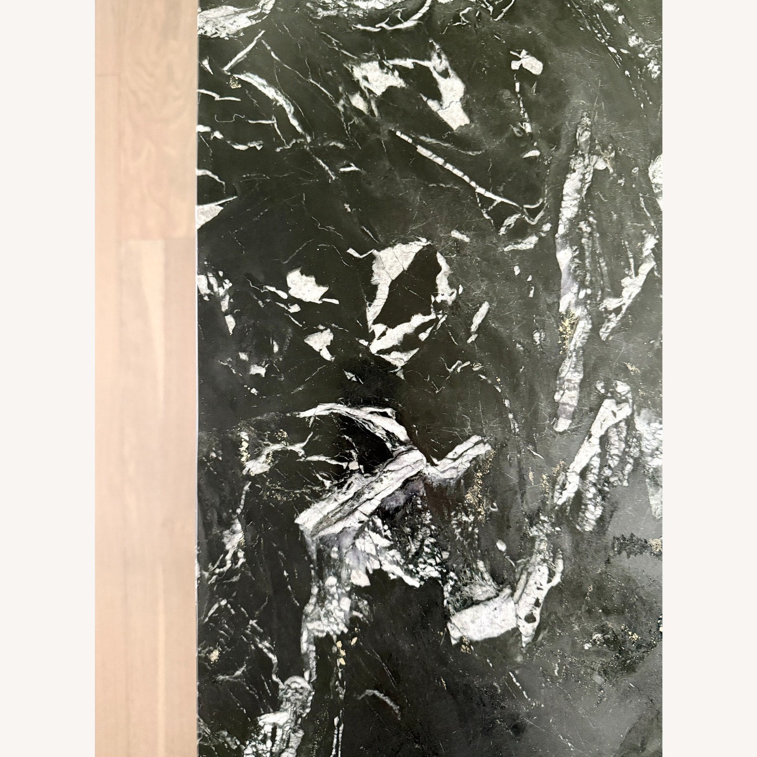 CB2 Harper Black Marble Dining Table - image-7