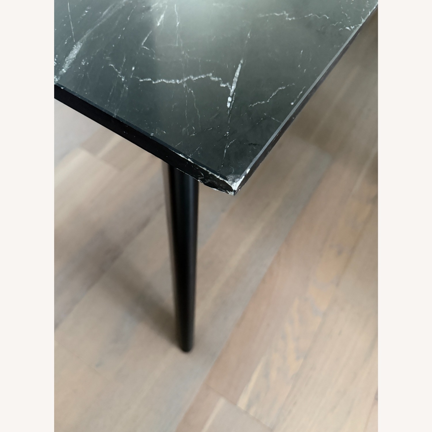 CB2 Harper Black Marble Dining Table - image-4