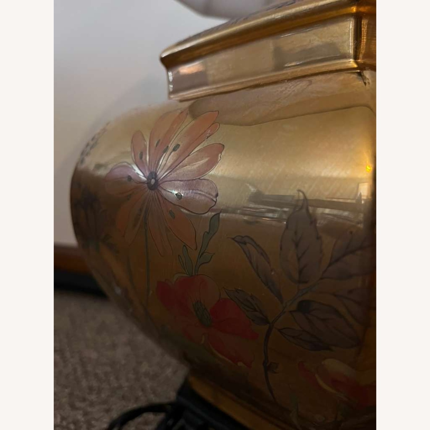 Vintage/Antique Natural Table Lamp - image-4