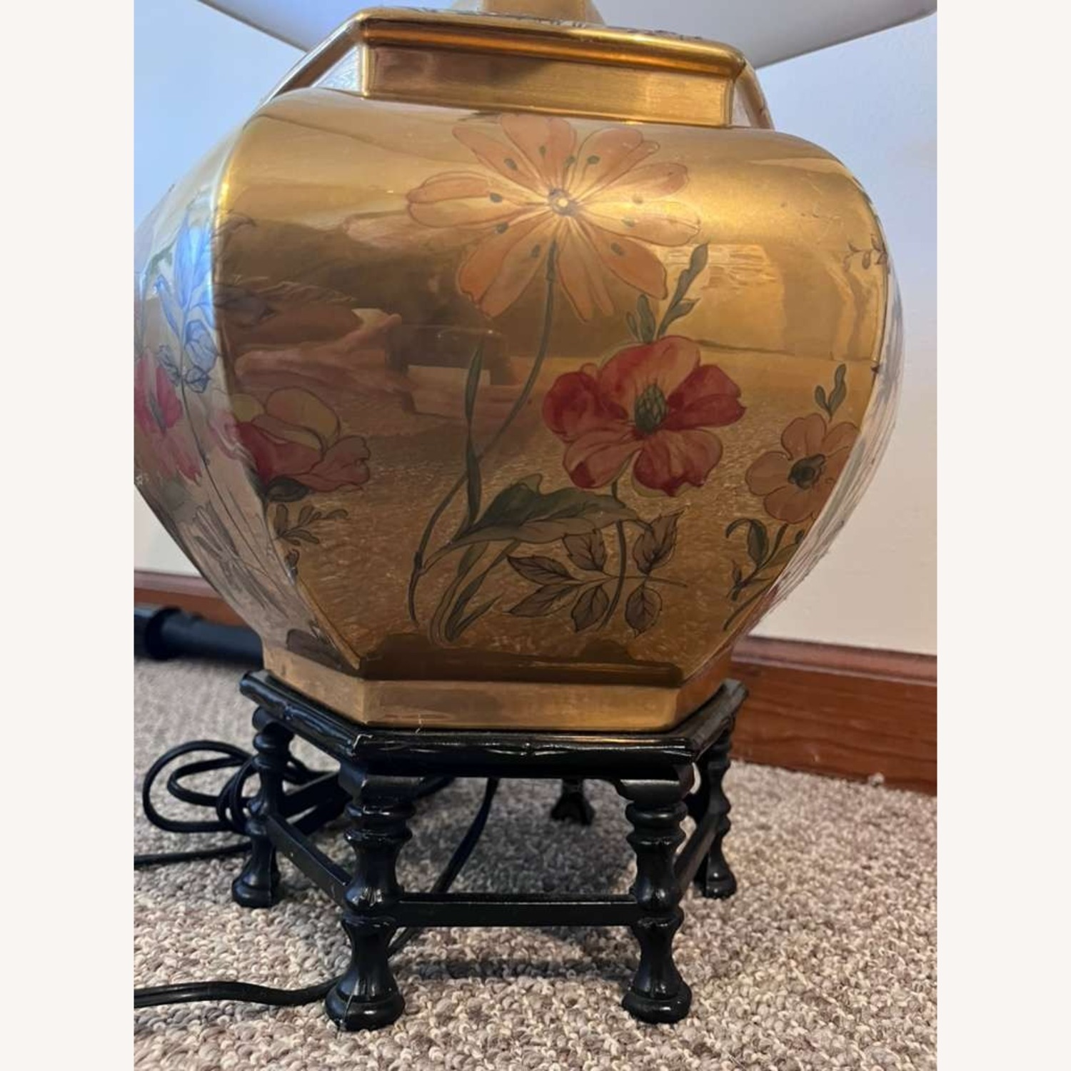 Vintage/Antique Natural Table Lamp - image-2