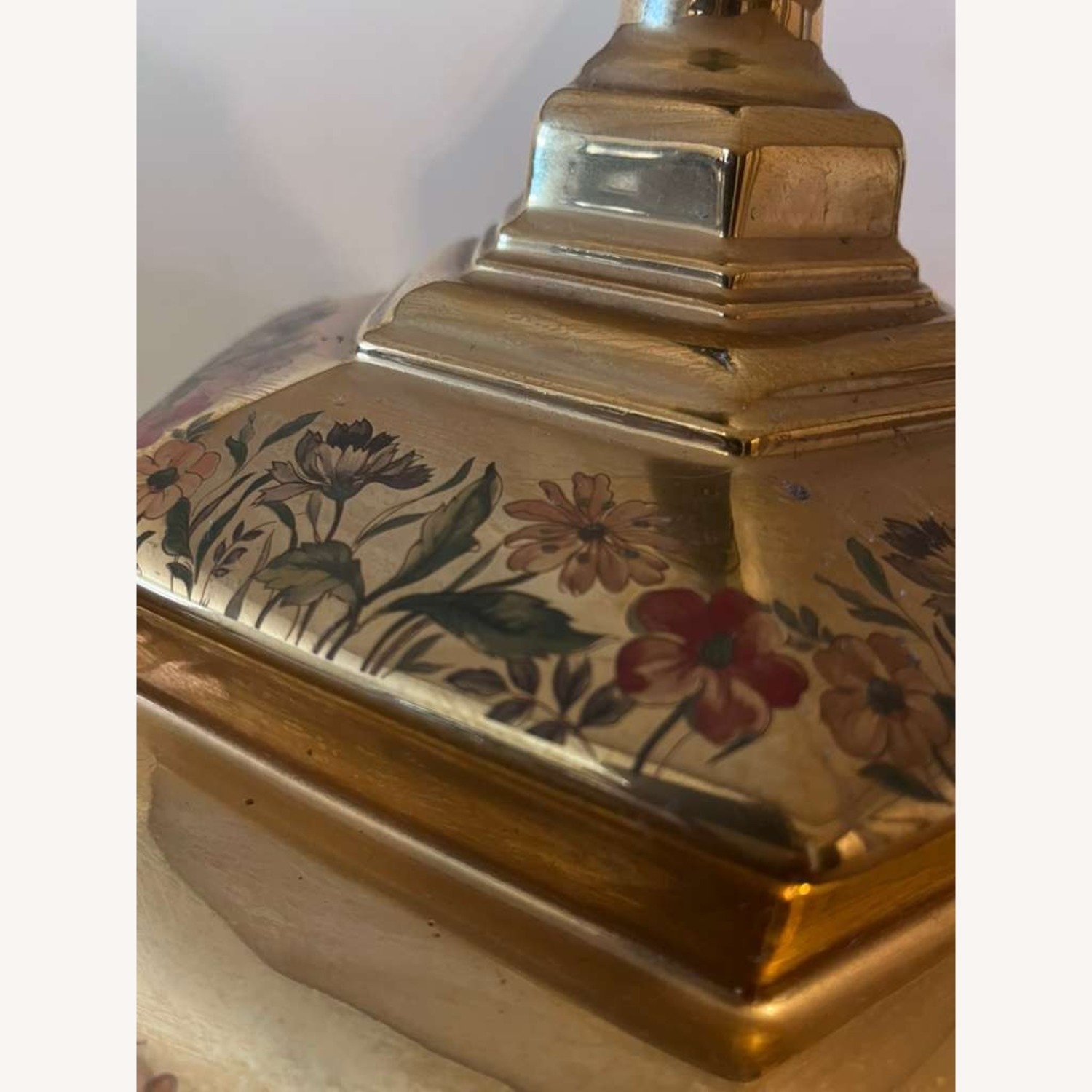 Vintage/Antique Natural Table Lamp - image-3