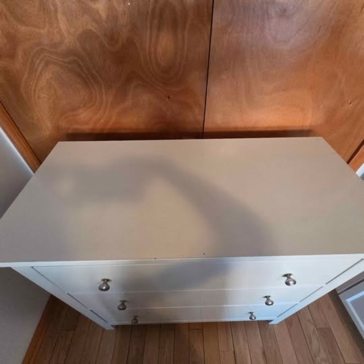 White 3 Drawer Dresser - image-3