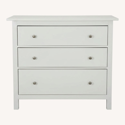 Used White 3 Drawer Dresser for sale on AptDeco