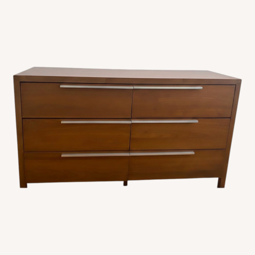 Used Bloomingdale's Dark Brown Wood Dresser for sale on AptDeco