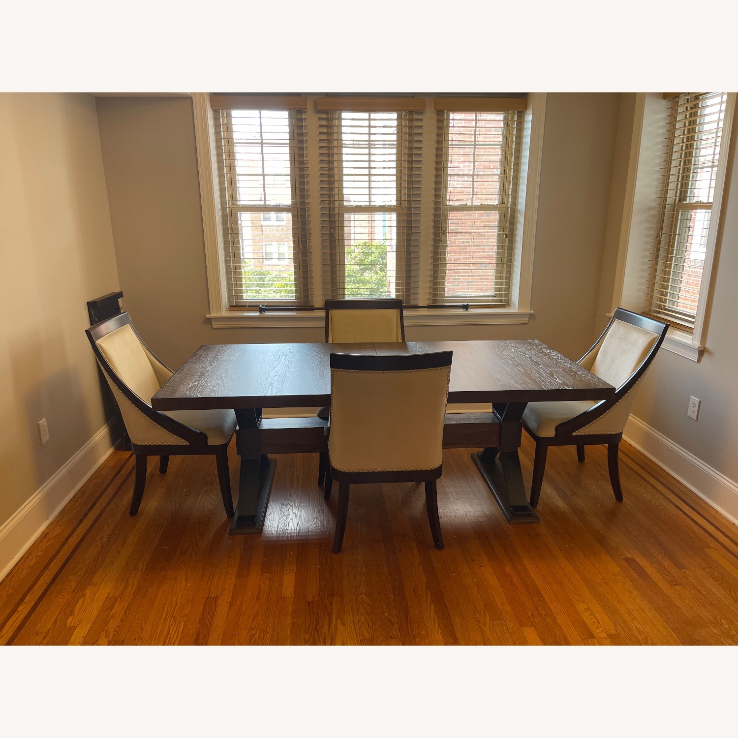 Raymour & Flanigan Dining Table & Chairs Set - image-2