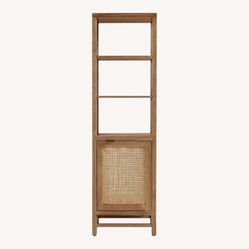 Used Crate & Barrel Blake Tall Storage Cabinet for sale on AptDeco