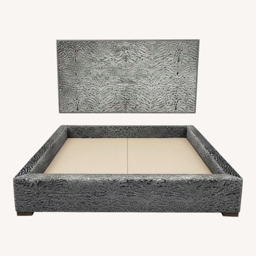 Used Custom Christian Lacroix Upholstered Bed for sale on AptDeco
