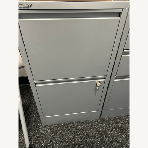 Used Bisley Classic 2 Drawer Lockable File Cabinet for sale on AptDeco