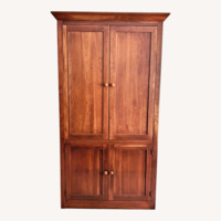 Ethan Allen Solid Cherry Wood Media Center