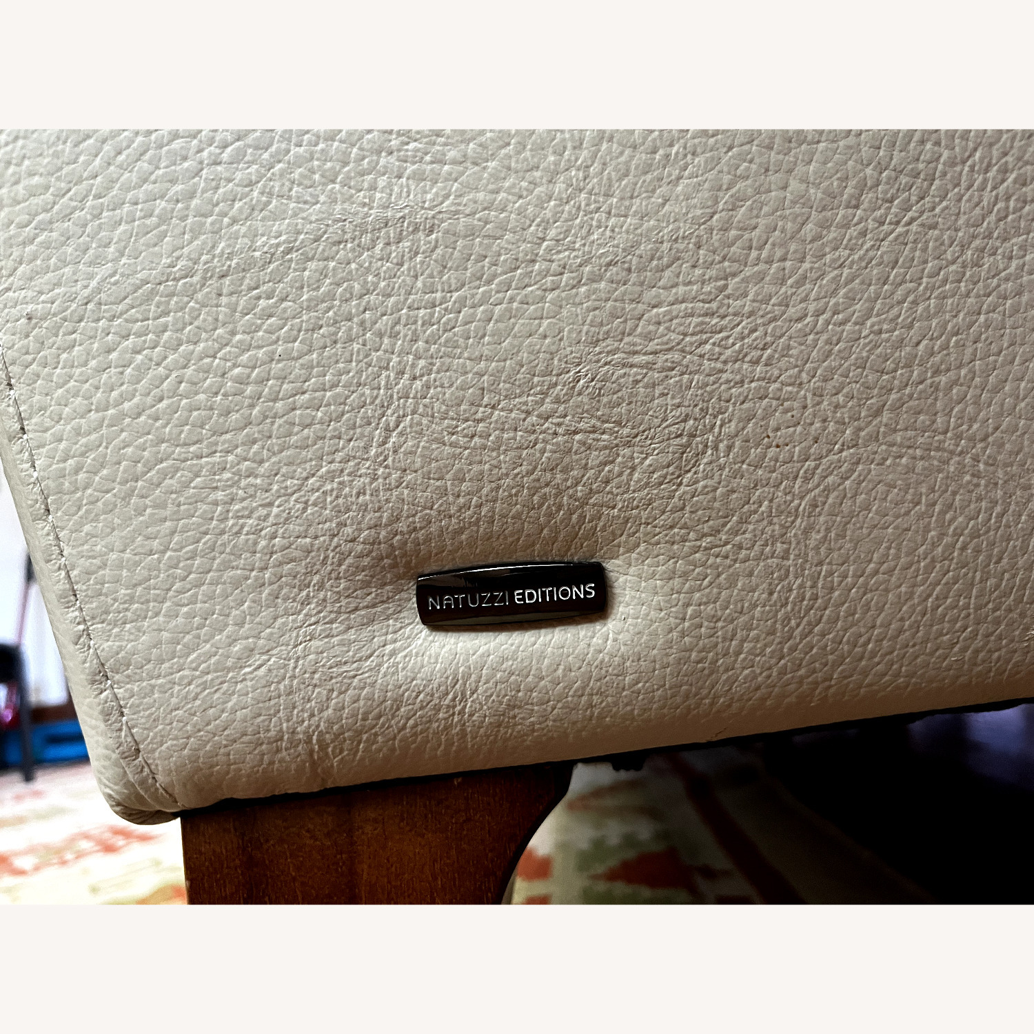 Natuzzi Editions White Leather 3+ Seater Sofa - image-13