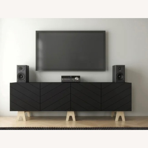 Used Walmart Nexera Runway TV Stand  for sale on AptDeco